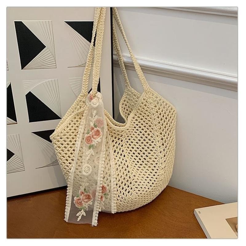 Luxury Beach Bags Ysl - .Hot-Large Capacity Woven Bag Women's Shoulder