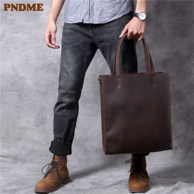 Vintage genuine leather men ha - Luxury Bags Laptop recension och pris