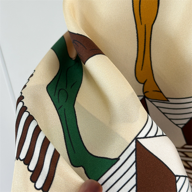 Twill Silk Scarf 135CM Women H - Luxury Bags Design recension och pris