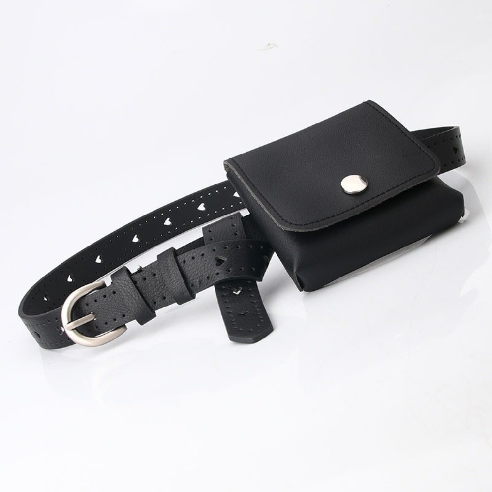 Gifts PU Leather Women Waist B - Belt Bag Leather Wide recension och pris