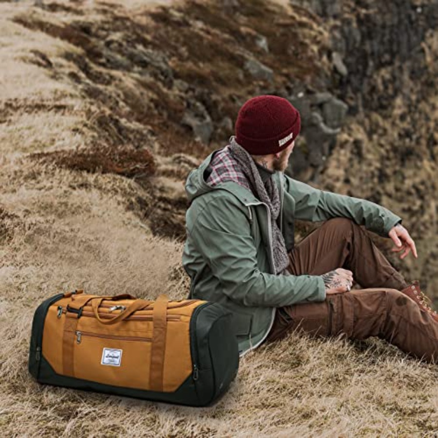 Travel Duffle Bag for men 40L  - Weekender Bag Duffle recension och pris