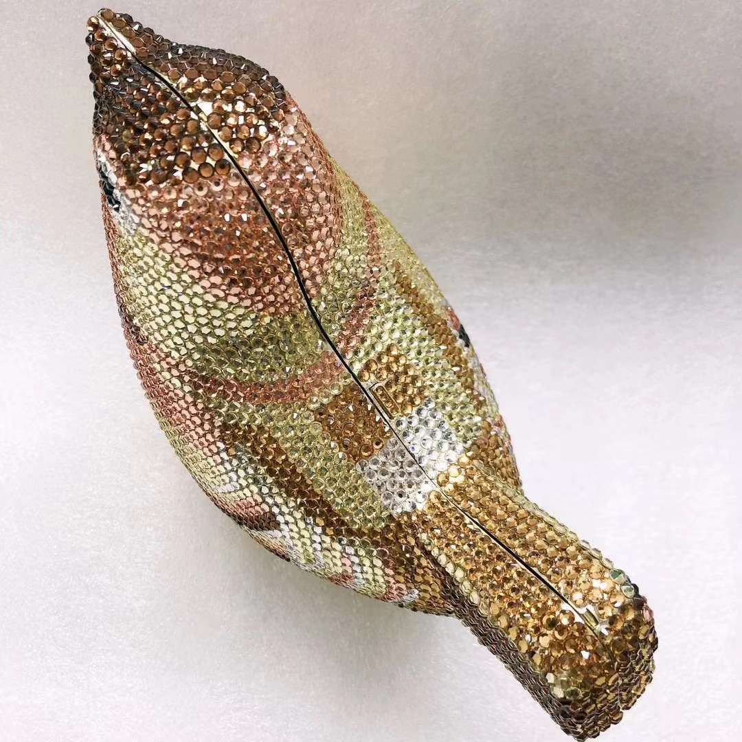 Bird Diamond Evening Bag Clutc - Luxury Bags Yellow recension och pris