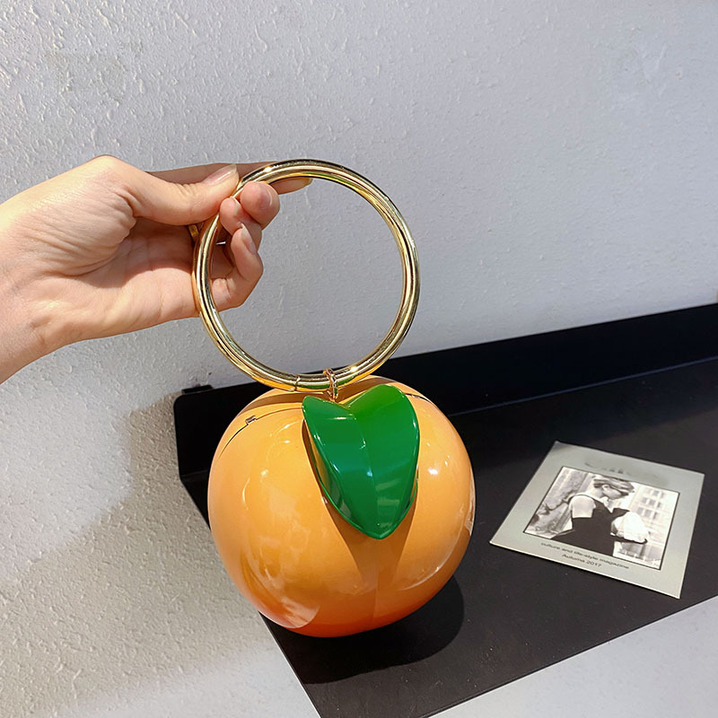 New Yellow Peach Design Women  - Luxury Bags Yellow recension och pris