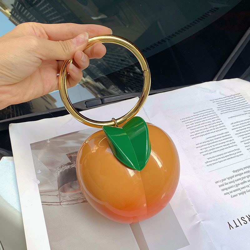 New Yellow Peach Design Women  - Luxury Bags Yellow recension och pris