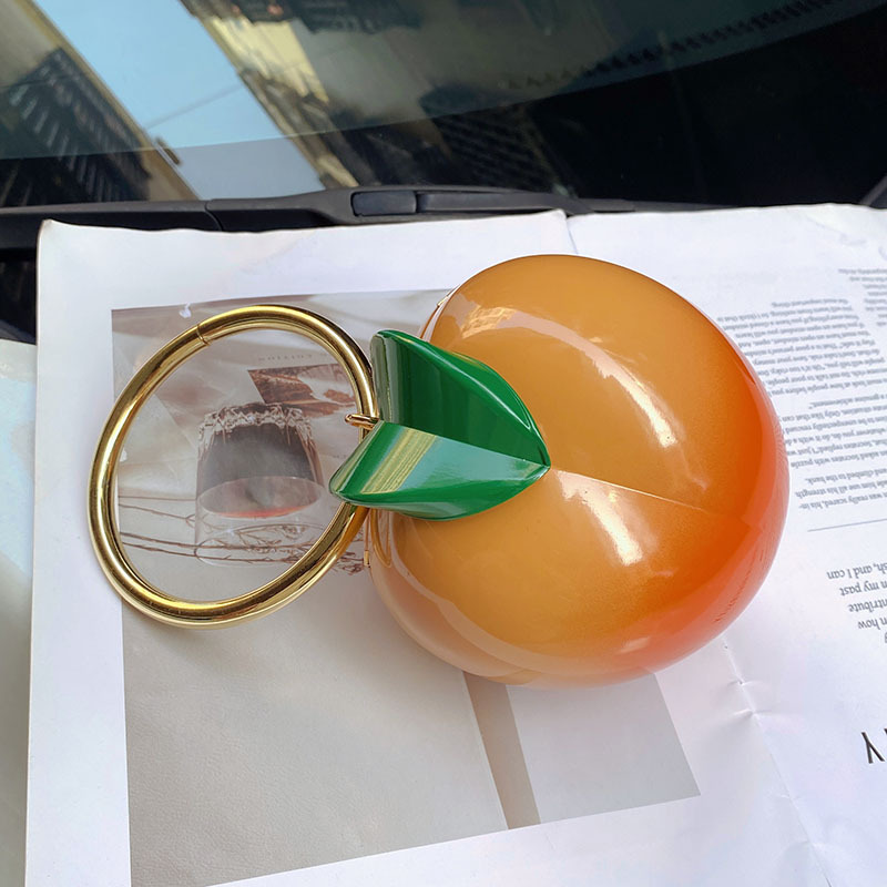 New Yellow Peach Design Women  - Luxury Bags Yellow recension och pris