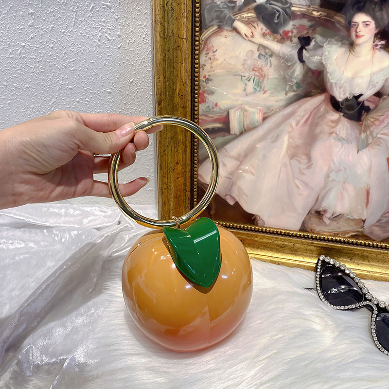 New Yellow Peach Design Women  - Luxury Bags Yellow recension och pris