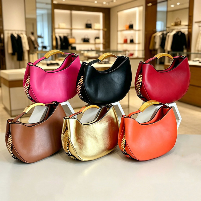 Demi-cercle Women Golden Lette - Luxury Bags Gold recension och pris