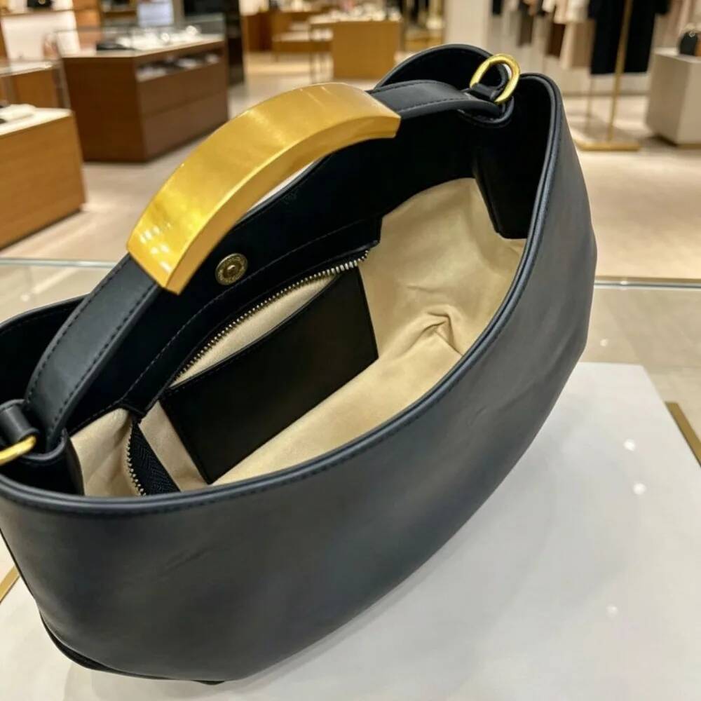 Demi-cercle Women Golden Lette - Luxury Bags Gold recension och pris