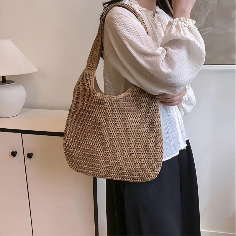 Homefish Rattan Straw Woven To - Luxury Beach Bags Ysl recension och pris