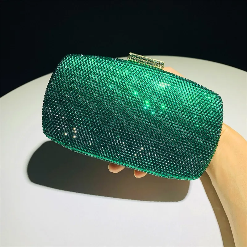 High End Luxury Rhinestone Han - Luxury Bags Yellow recension och pris