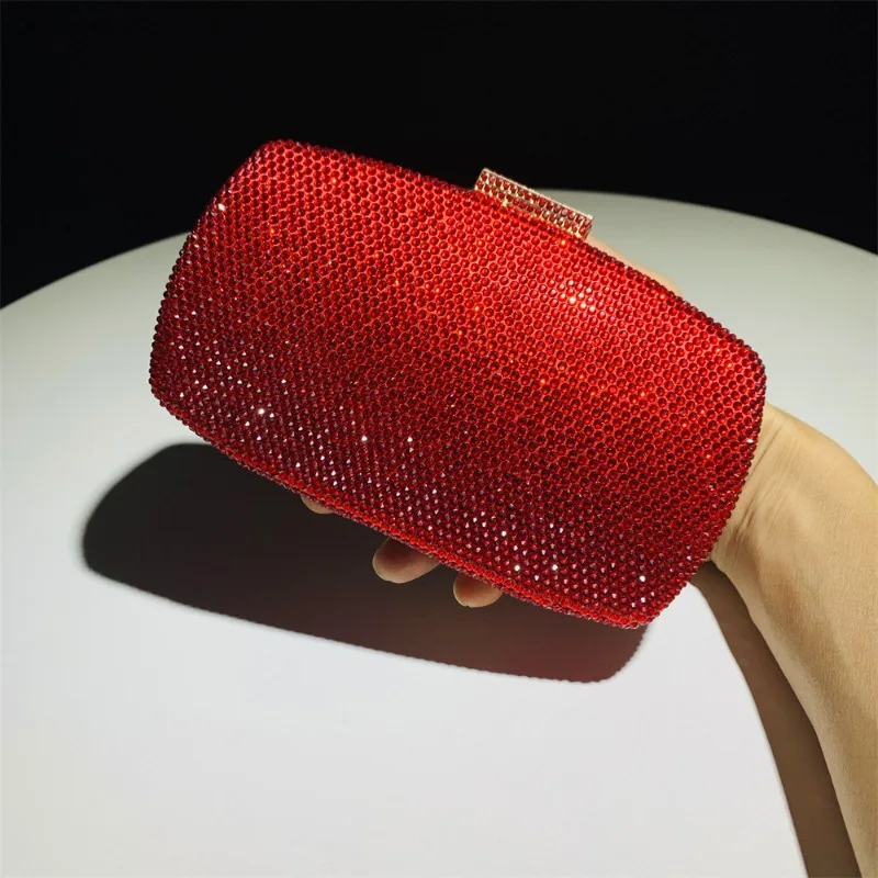 High End Luxury Rhinestone Han - Luxury Bags Yellow recension och pris
