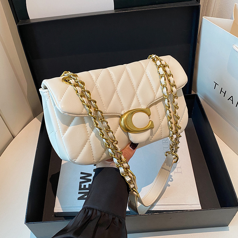Women Quilted Leather Shoulder - Luxury Bags Gold recension och pris