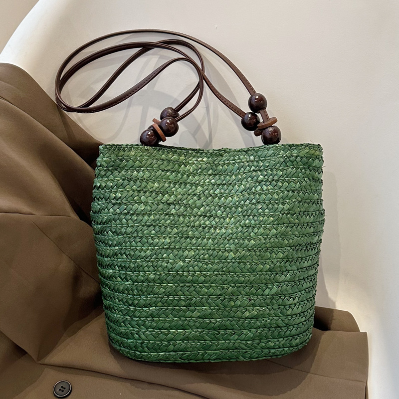 Casual Straw Woven Shoulder Ba - Luxury Beach Bags Ysl recension och pris