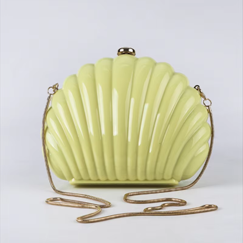 Lady Mini Shell Bag Acrylic Hi - Luxury Bags Yellow recension och pris