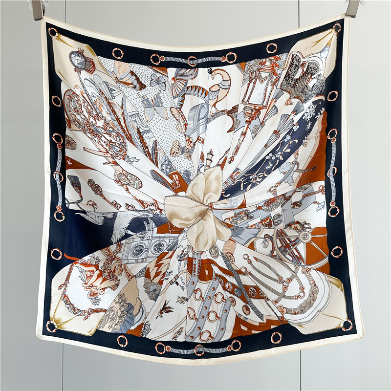 Summer Silk Scarf Women Soft S - Luxury Bags Design recension och pris