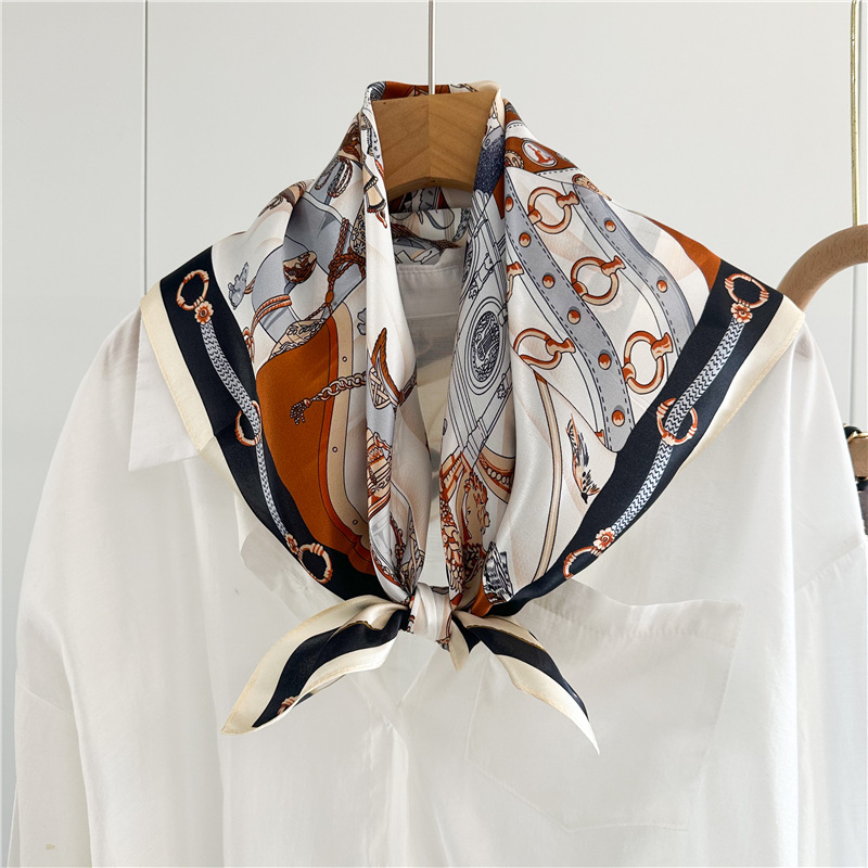 Summer Silk Scarf Women Soft S - Luxury Bags Design recension och pris