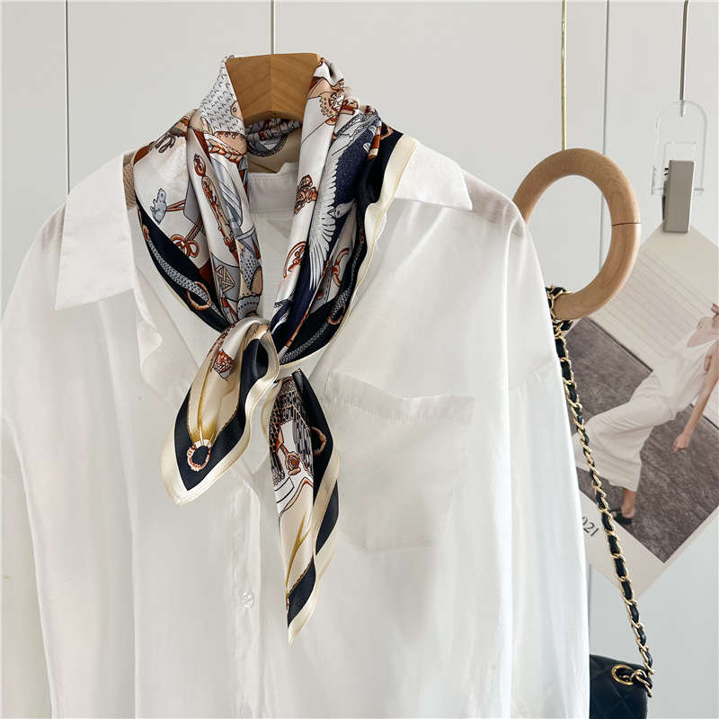 Summer Silk Scarf Women Soft S - Luxury Bags Design recension och pris