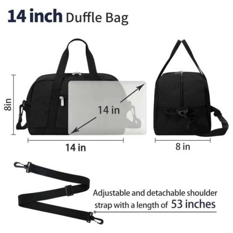 Travel Gym Bag Short-distance  - Weekender Bag Duffle recension och pris