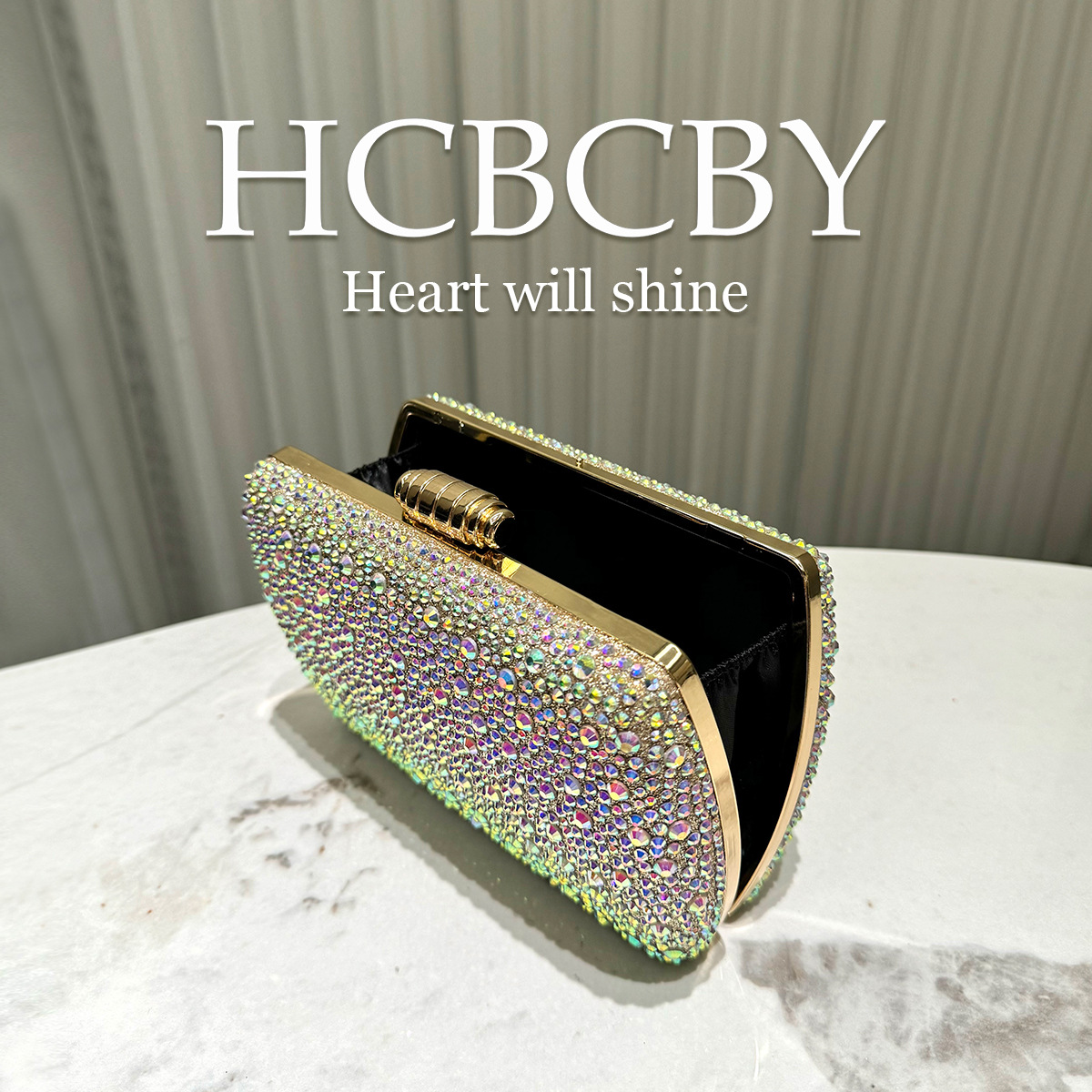 Gold shiny luxury hot diamond  - Luxury Bags Gold recension och pris