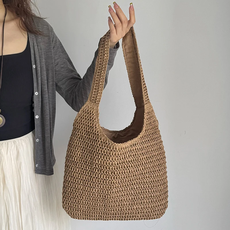 Fashion Rattan Women Shoulder  - Luxury Beach Bags Ysl recension och pris