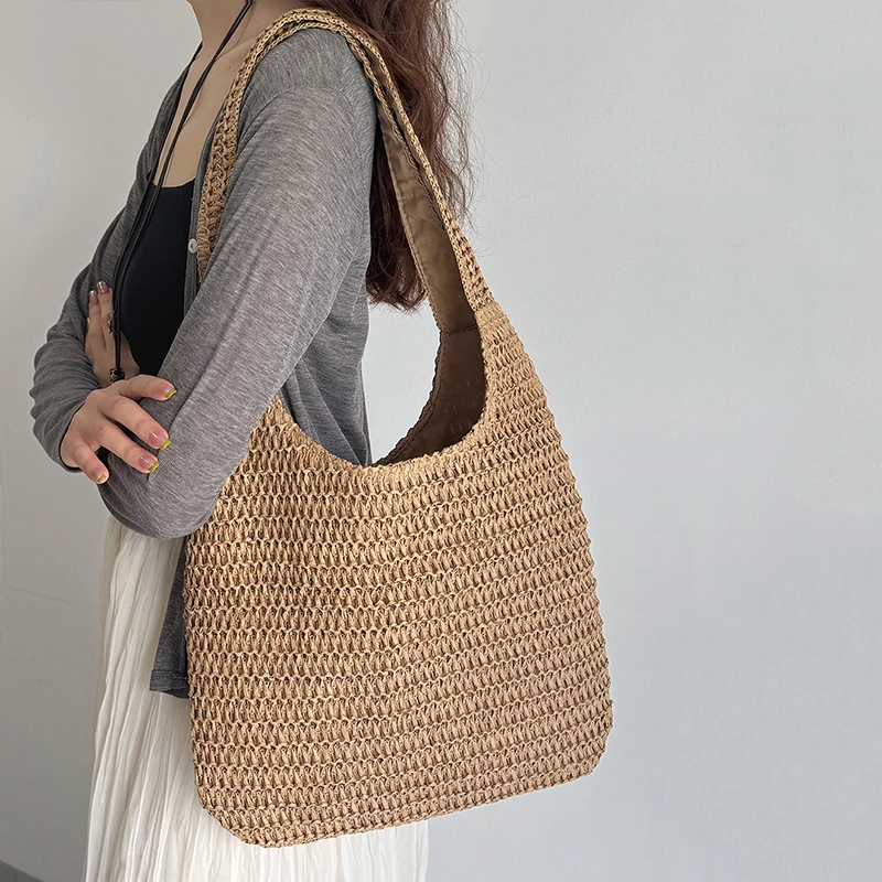 Fashion Rattan Women Shoulder  - Luxury Beach Bags Ysl recension och pris