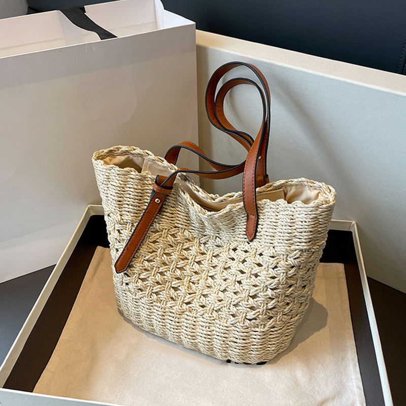 Designer Casual Rattan Wicker  - Luxury Beach Bags Ysl recension och pris