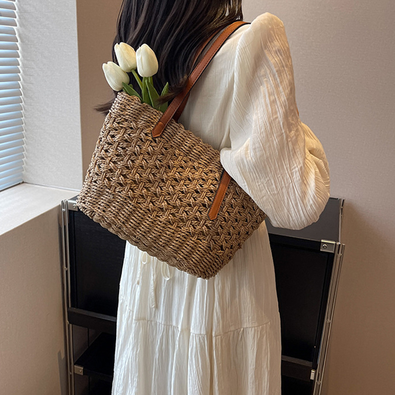 Designer Casual Rattan Wicker  - Luxury Beach Bags Ysl recension och pris