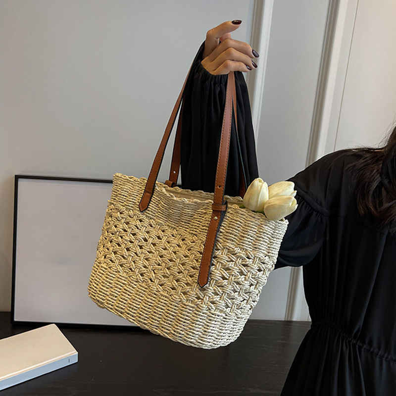 Designer Casual Rattan Wicker  - Luxury Beach Bags Ysl recension och pris