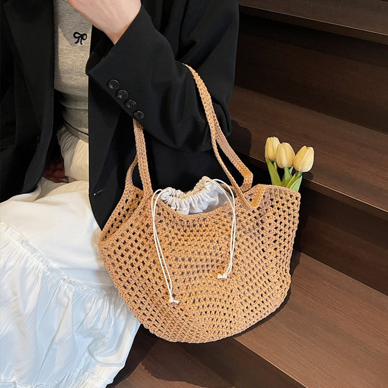 2025 Latest Summer Beach Straw - Luxury Beach Bags Ysl recension och pris
