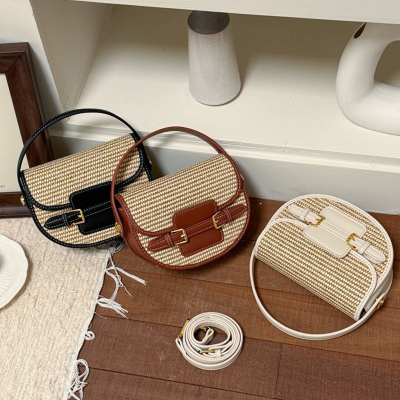 England Style Mini Straw Saddl - Luxury Bags Design recension och pris