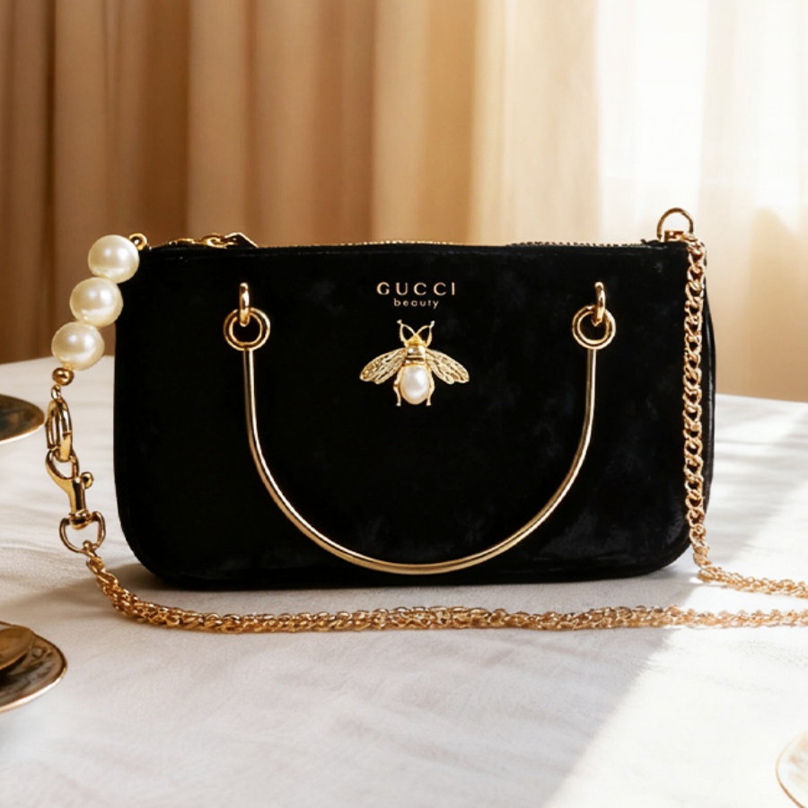Gucci’s Bag Women Black Velvet - Luxury Beach Bags Ysl recension och pris
