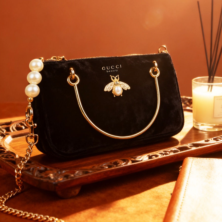 Gucci’s Bag Women Black Velvet - Luxury Beach Bags Ysl recension och pris