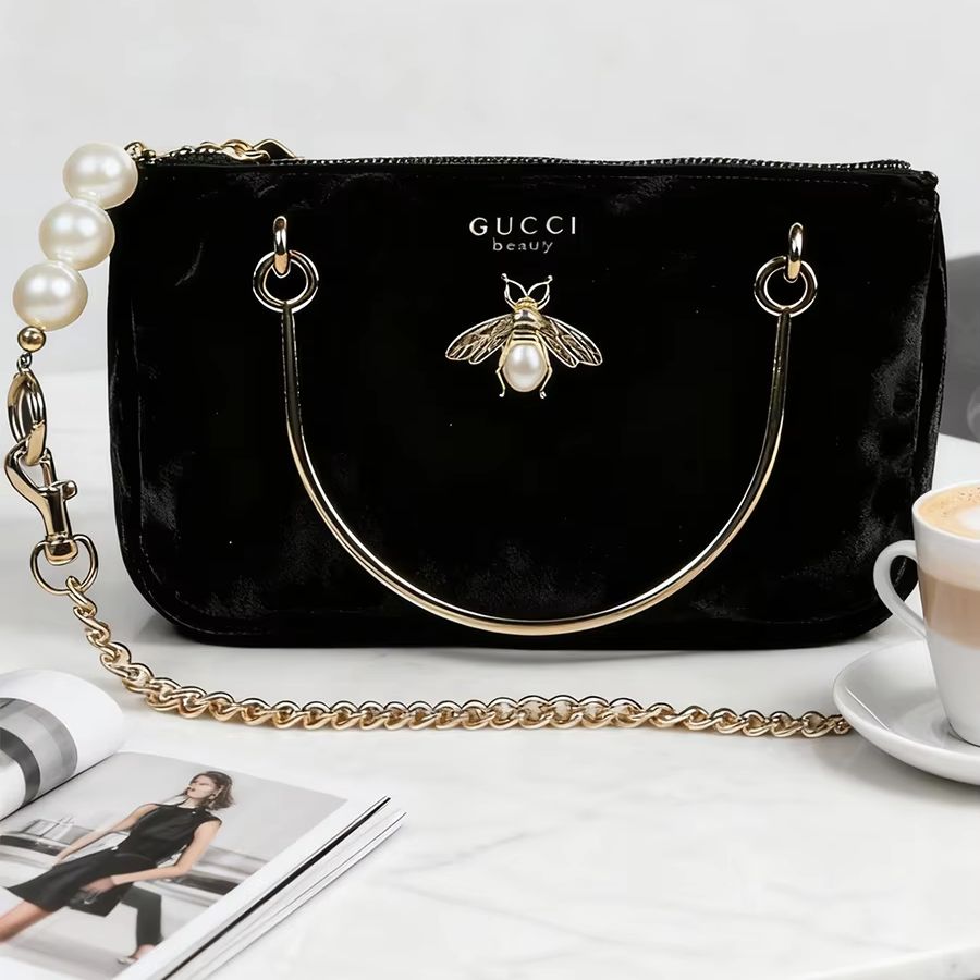 Gucci’s Bag Women Black Velvet - Luxury Beach Bags Ysl recension och pris