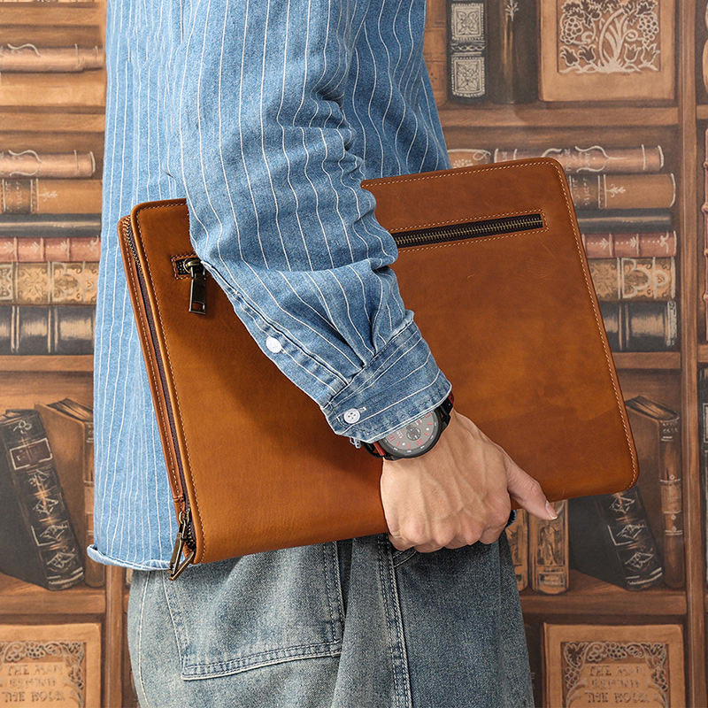 Crazy Horse leather Ipad case  - Luxury Bags Laptop recension och pris