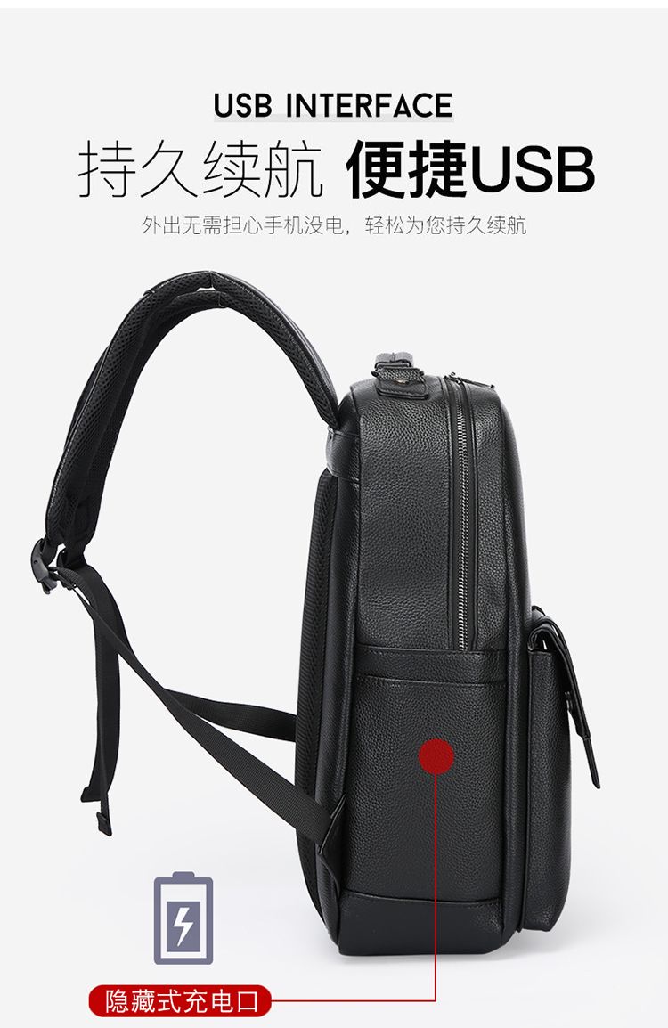 Men's luxury leather backpack  - Luxury Bags Laptop recension och pris